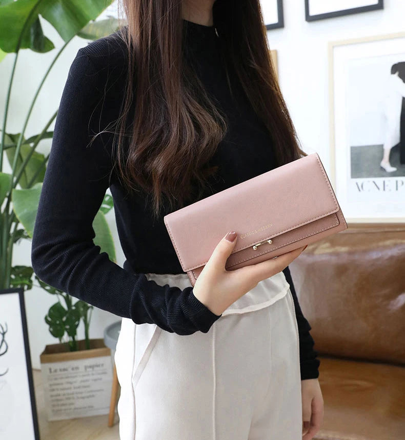 Luxury Long Purse Clutch Large Capacity Wallets