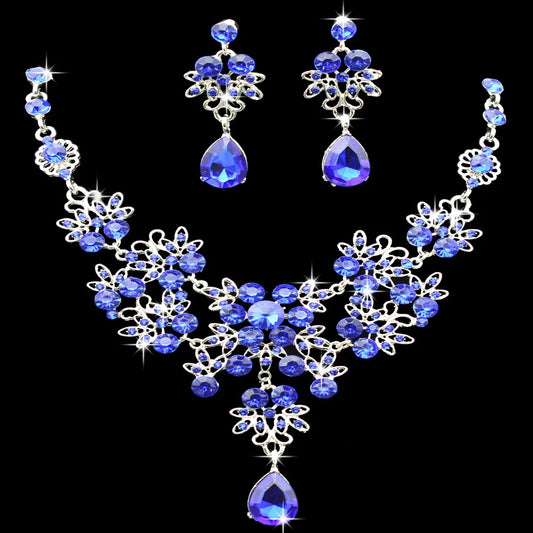 Multiple Colors Water Drop Crystal Rhinestone Sets