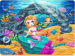 60Pcs Cartoon Wooden Puzzle Children Animal Vehicle Toys