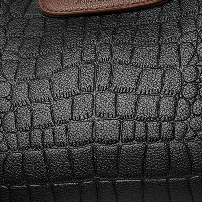 Leather Alligator Crossbody Bag