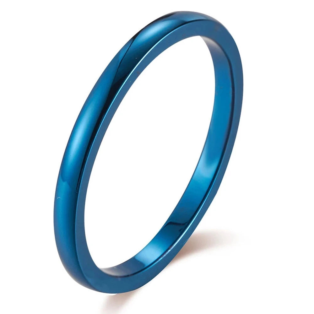 Beads Water Ripple Beaded Stainless Steel Mini Rings