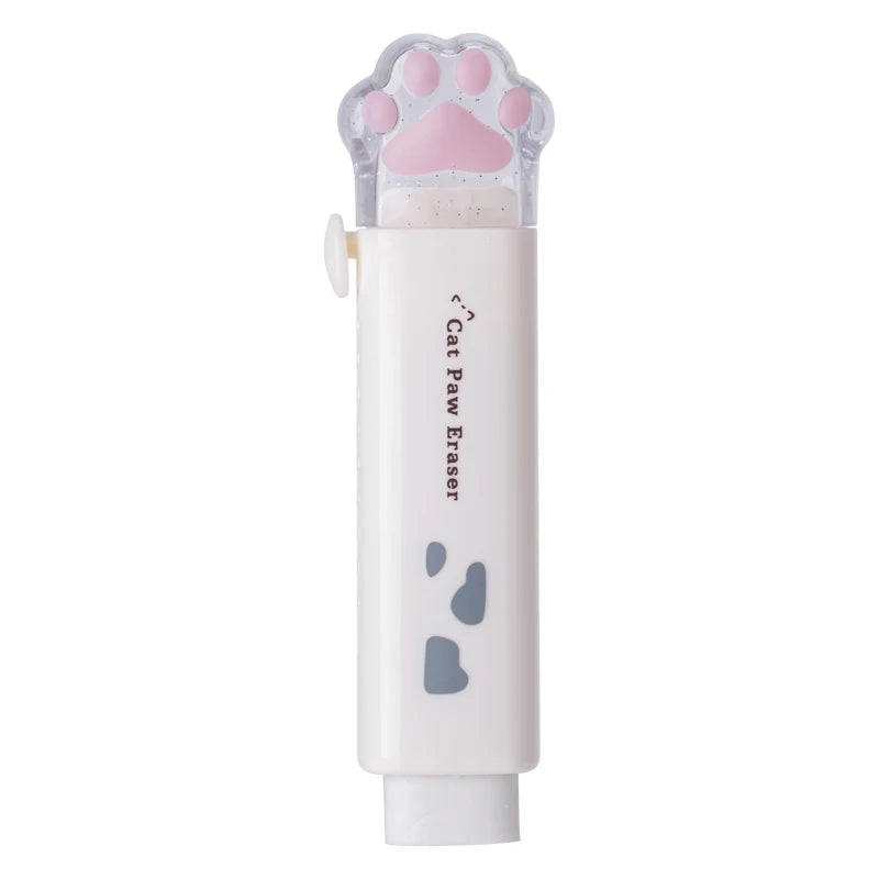 Creativity Retractable Kawaii cat claw Pencil eraser