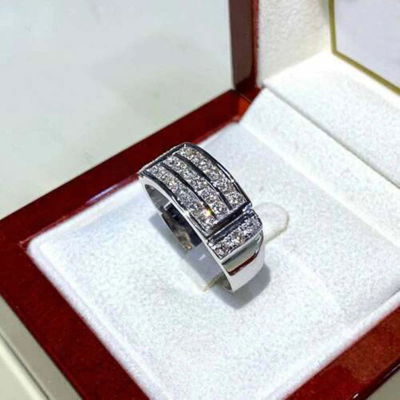 Elegant Bridal Shiny CZ Stone Rings