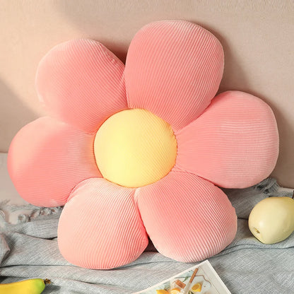 35/45cm Stuffed Six Petal Flower Cushion Seat Pillow
