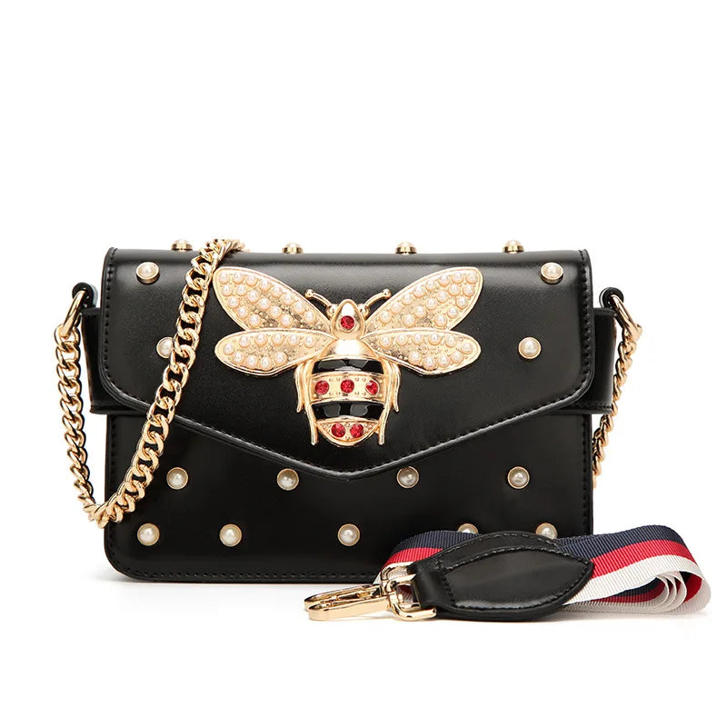 Bee Pearl Crossbody Bags