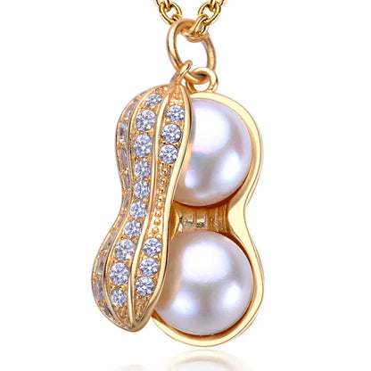 Moana Kolye Collares Natural Freshwater Pearl Necklace