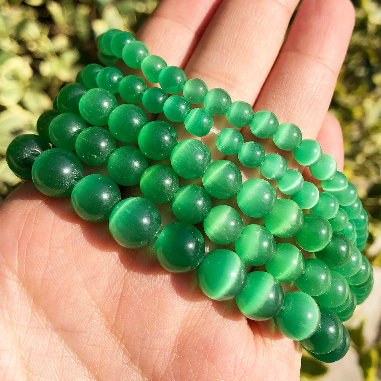 Cat Eye Beads Moon Stone DIY Bracelet