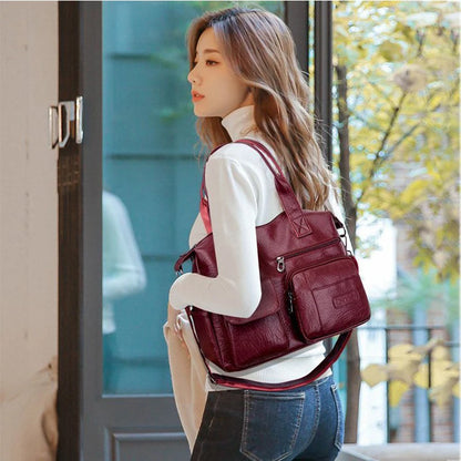 Luxury Shoulder PU Leather Crossbody Large Capacity Bag