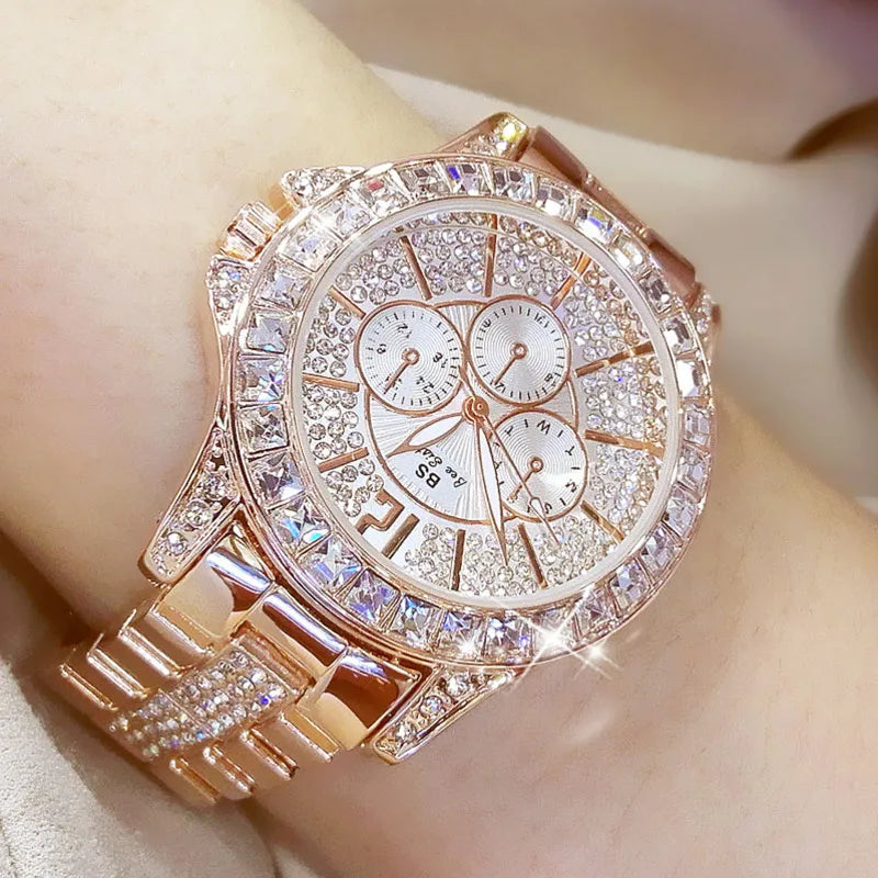 DANA Quartz Diamond Rose Gold Watch