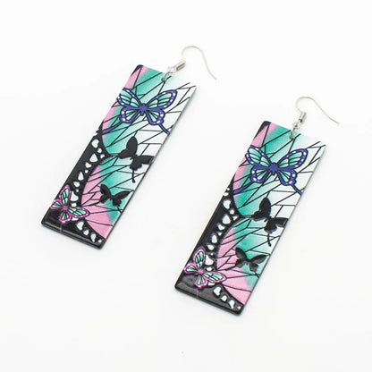 Acrylic Demon Drop Long Earrings