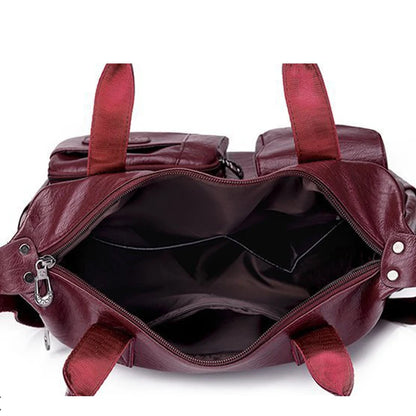 Luxury Shoulder PU Leather Crossbody Large Capacity Bag