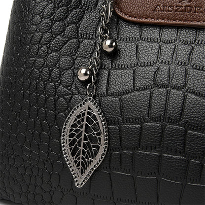 Leather Alligator Crossbody Bag