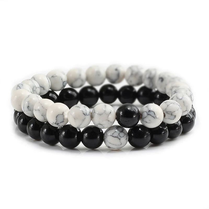 DANA Set Lava Stone Tiger Bracelets