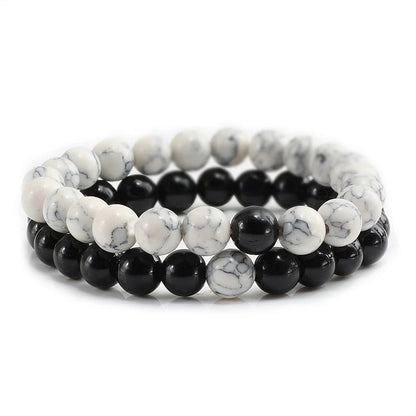 DANA Set Lava Stone Tiger Bracelets