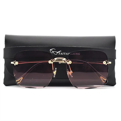 Rimless UV400 High Quality Gradient Sunglasses