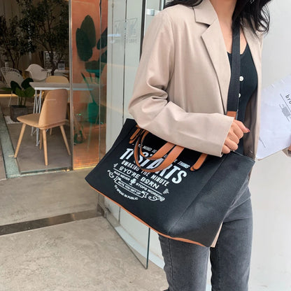Canvas Large Capacity Shoulder Bag