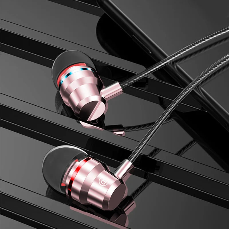 Wired Earbuds Headphones 3.5mm In Ear Earphone Stereo Headset