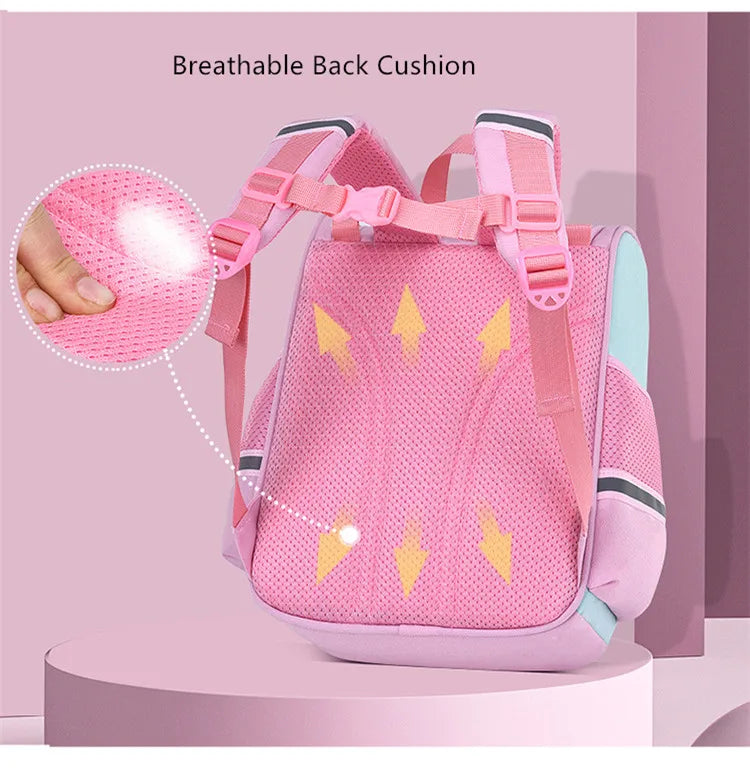 School bags for kids girls cute bookbag pink schoolbag
