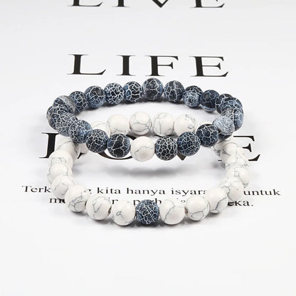 DANA Set Lava Stone Tiger Bracelets