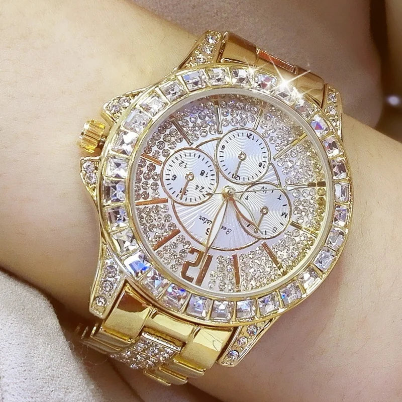 DANA Quartz Diamond Rose Gold Watch