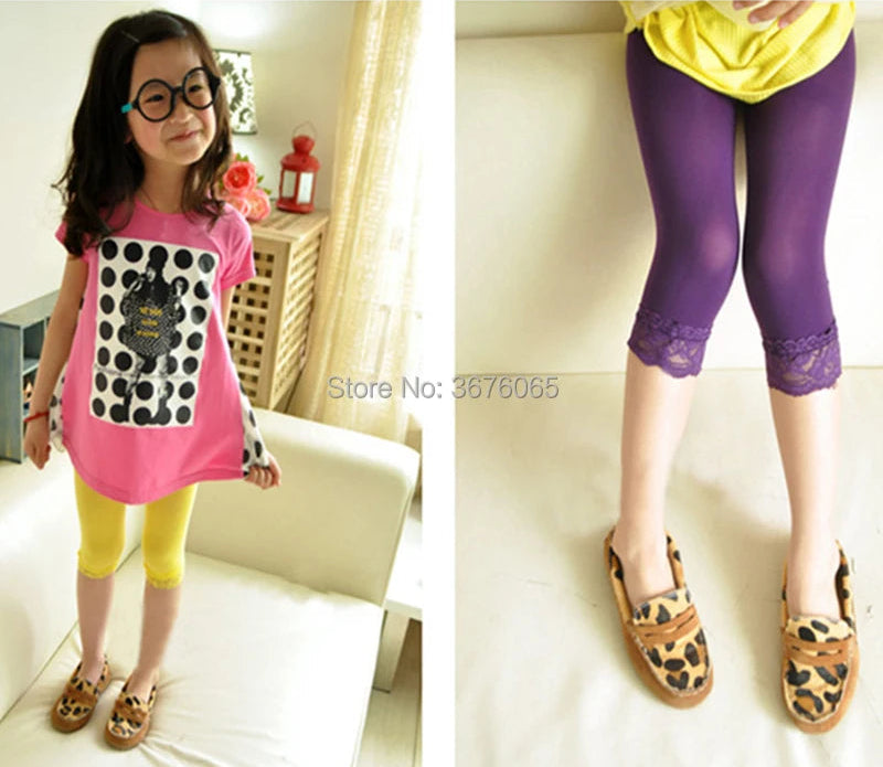Baby Girls candy color Leggings pants