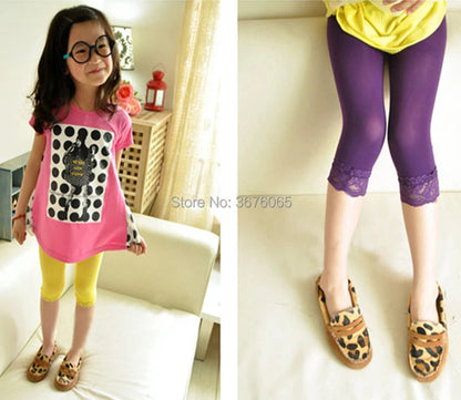 Baby Girls candy color Leggings pants
