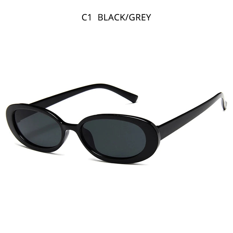 Classic Oval Cow Color Small Sunglasses