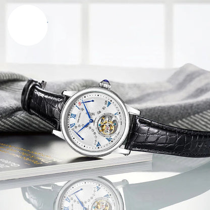 Automatic Tourbillon Mechanical Multifunctional Sapphire Calendar Luxury Watch