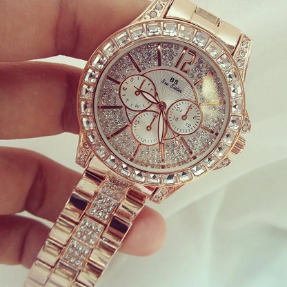 DANA Quartz Diamond Rose Gold Watch