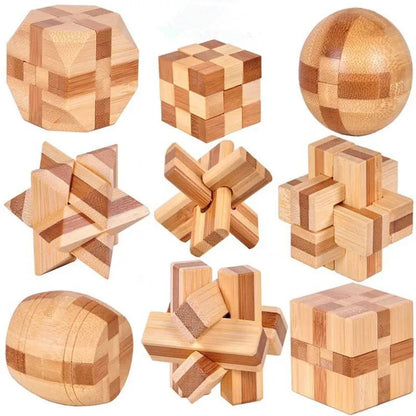 Kong Ming Luban Lock 3D Handmade Toy