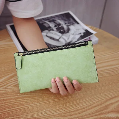 Wallet Long Money Coin Purse Leather Thin Card Holder Wallets