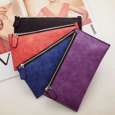 Wallet Long Money Coin Purse Leather Thin Card Holder Wallets