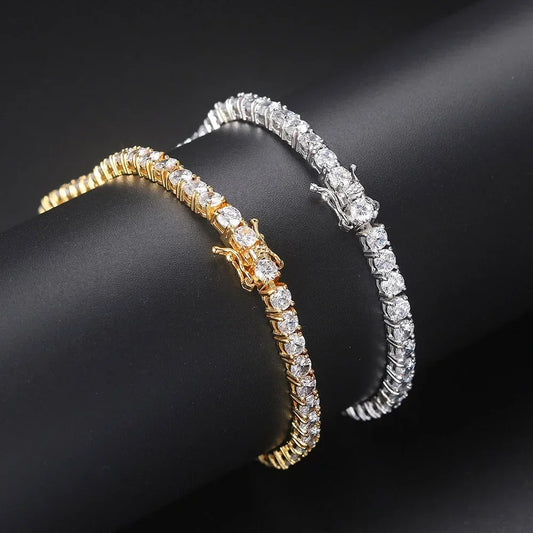 Iced Out Crystal Tennis Bracelet