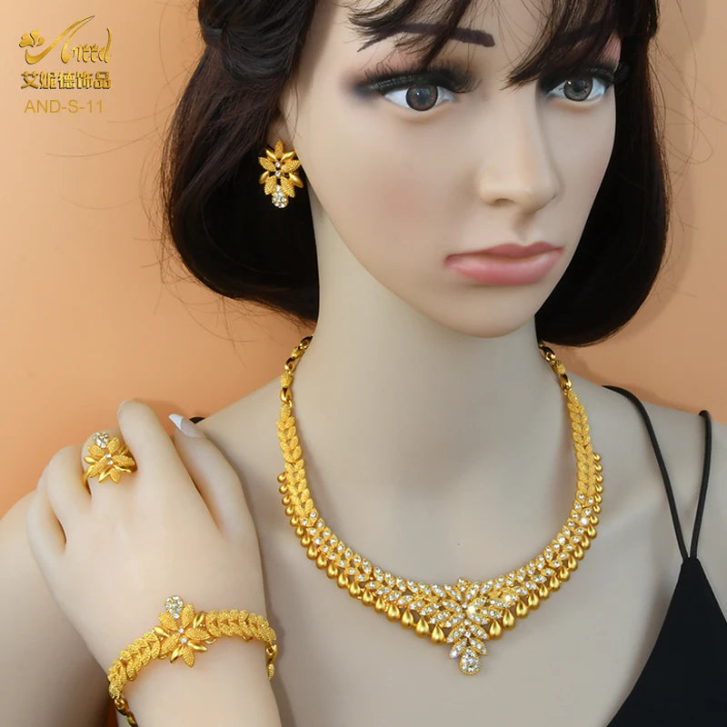 African Jewelry Big Necklace Jewelry Set