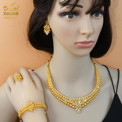 African Jewelry Big Necklace Jewelry Set