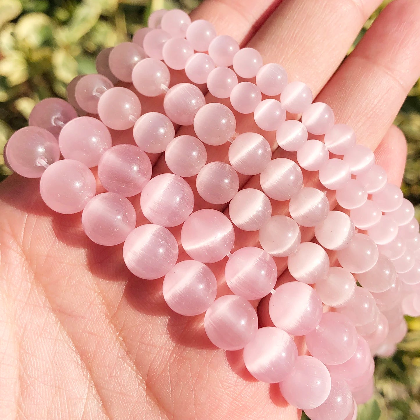 Cat Eye Beads Moon Stone DIY Bracelet