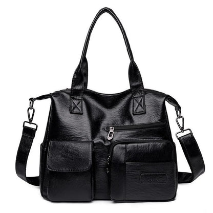 Luxury Shoulder PU Leather Crossbody Large Capacity Bag