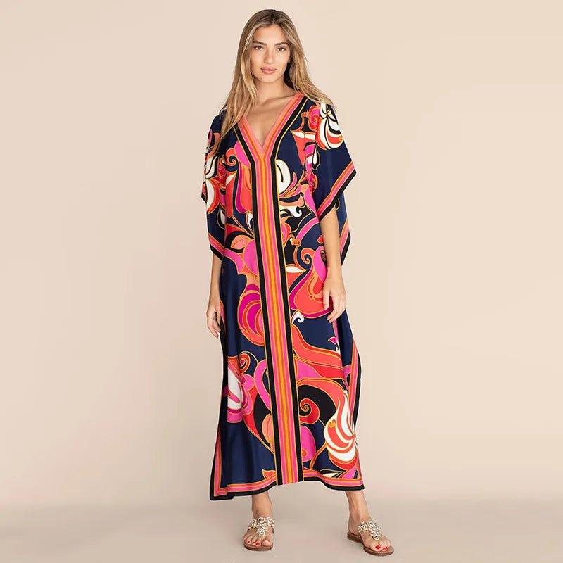 Kaftan Dress Over Size Beach Dress Cover Up