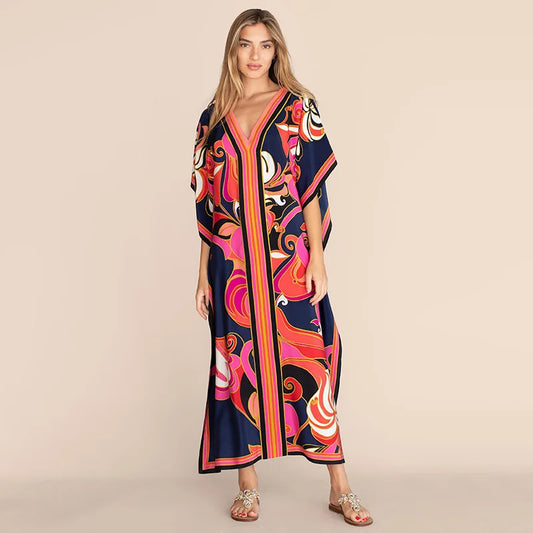 Kaftan Dress Over Size Beach Dress Cover Up