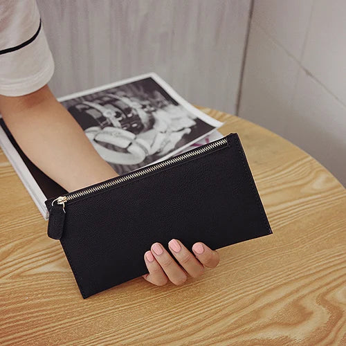 Wallet Long Money Coin Purse Leather Thin Card Holder Wallets