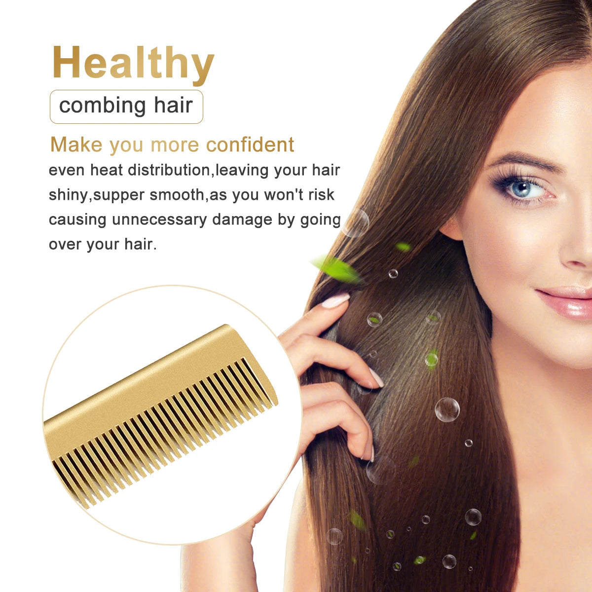 Hot Comb Hair Straightener Electric Heating
