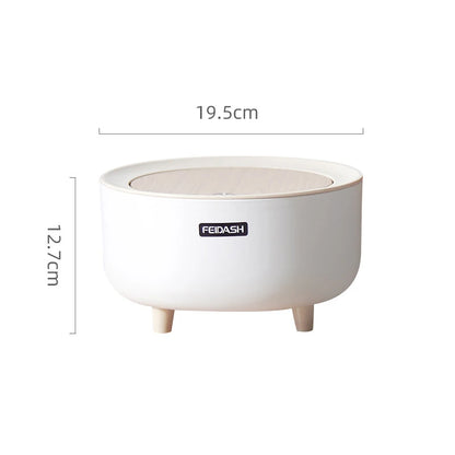 Japanese-style Mini Desktop Trash Can Simple Press
