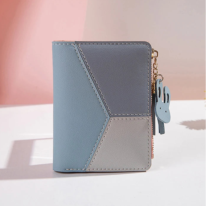 Leather Card Holder Foldable Wallet