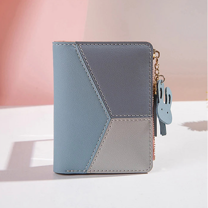 Leather Card Holder Foldable Wallet