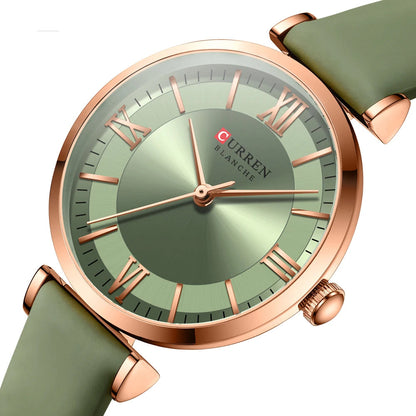 CURREN Quartz Leather Elegant Watches