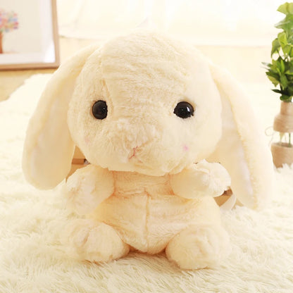 Long Ear Rabbit Plush Bag Cute Doll KawaiiShoulder Backpack