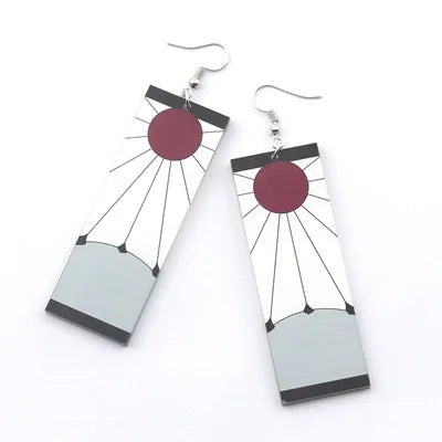 Acrylic Demon Drop Long Earrings