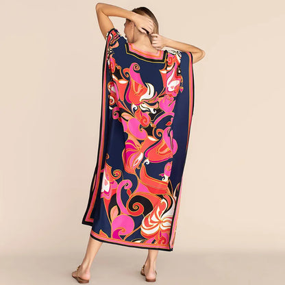 Kaftan Dress Over Size Beach Dress Cover Up