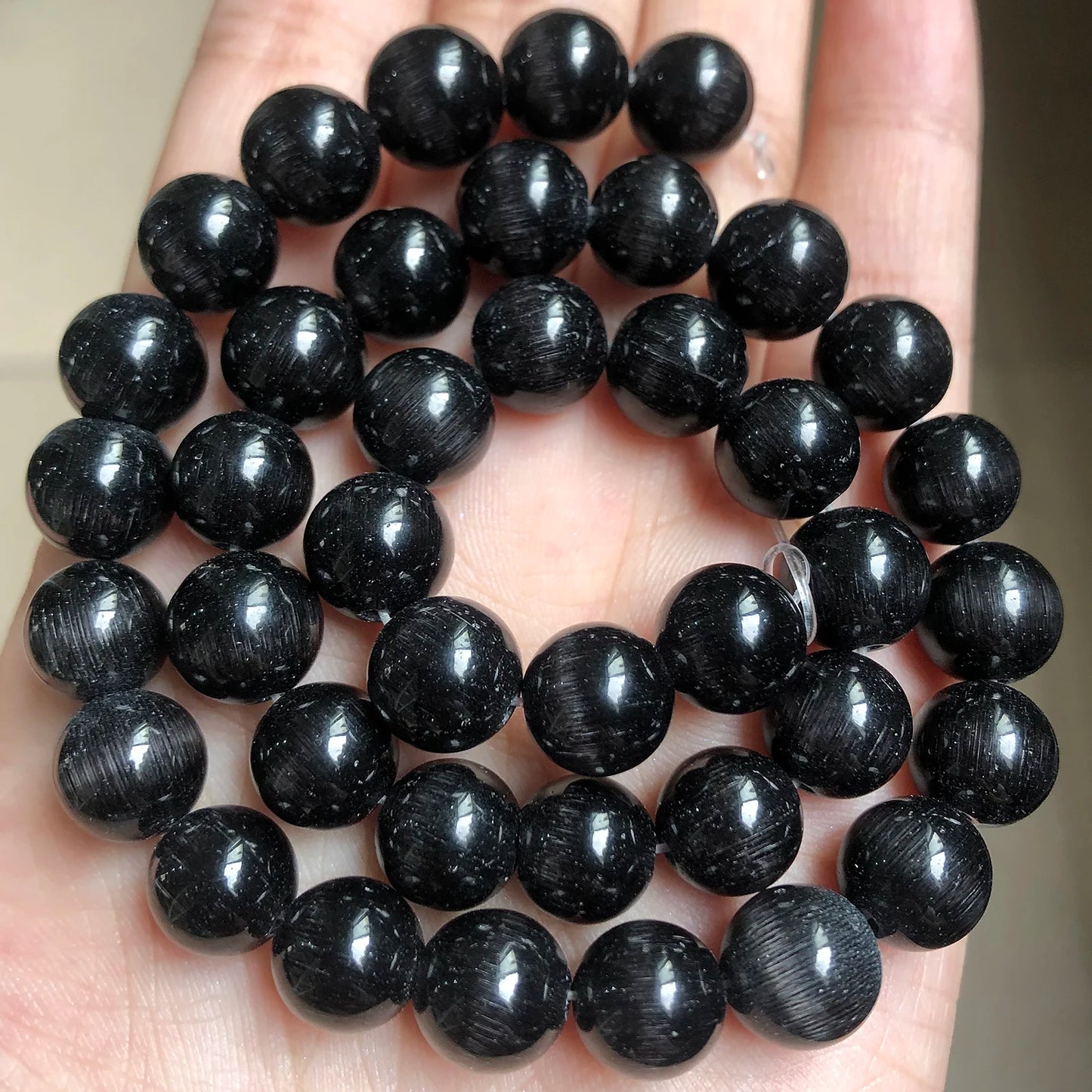 Cat Eye Opal Beads Natural Stone DIY Bracelets