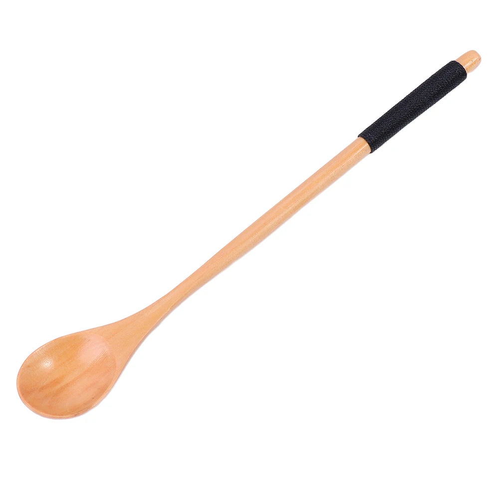 2PCS Natural Wooden Spoon & Fork